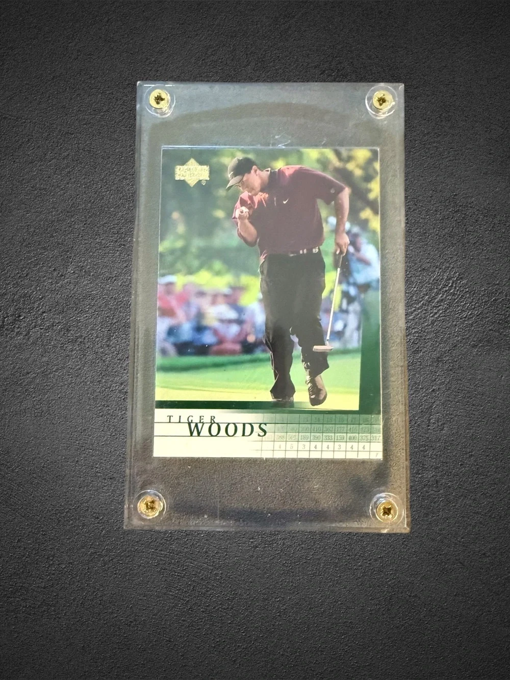 2001 Upper Deck Tiger Woods Rookie Card #1 Base RC - Golf Legend GOAT